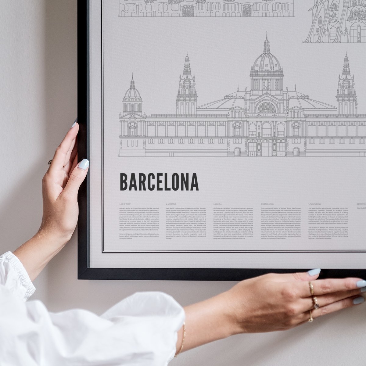 Poster van Iconics of Barcelona | WIJCK. 